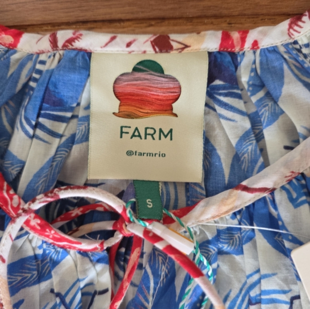 Farm Rio Multi Color Top Size Small - Picture 7 of 12